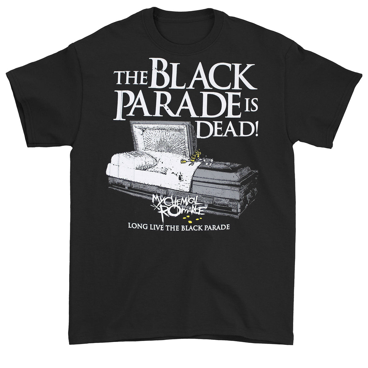 My Chemical Romance The Black Parade Is Dead! Long Live The Black Parade Coffin T-shirt Front
