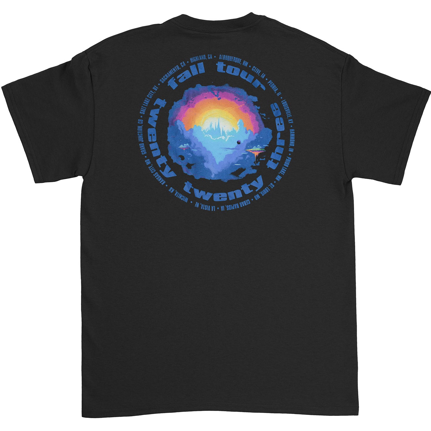 311 Fall Tour 2023 T-shirt Back