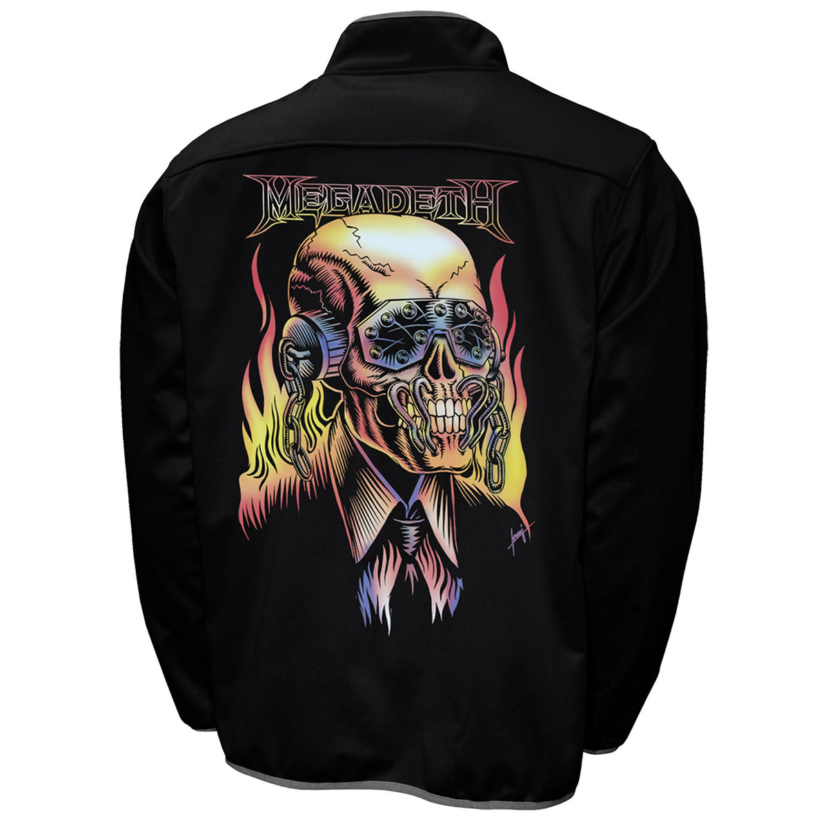 Megadeth Softshell 4-Way Stretch Jacket Jacket Back