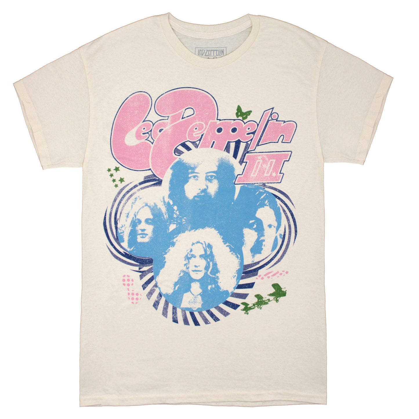 Led Zeppelin LZ Four Photo T-shirt Front