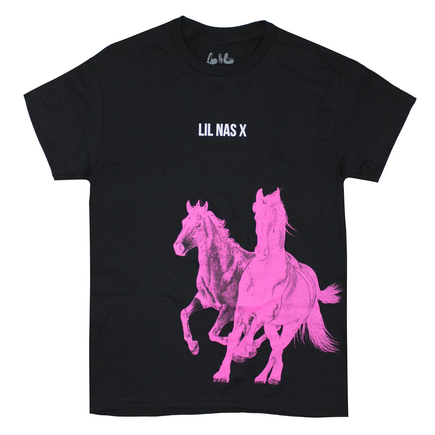 Lil Nas X Pink Horses T-shirt Front
