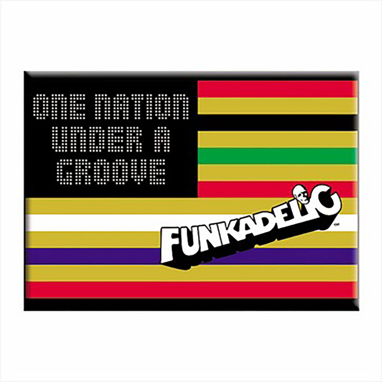 George Clinton & Parliament Funkadelic One Nation Magnet Front