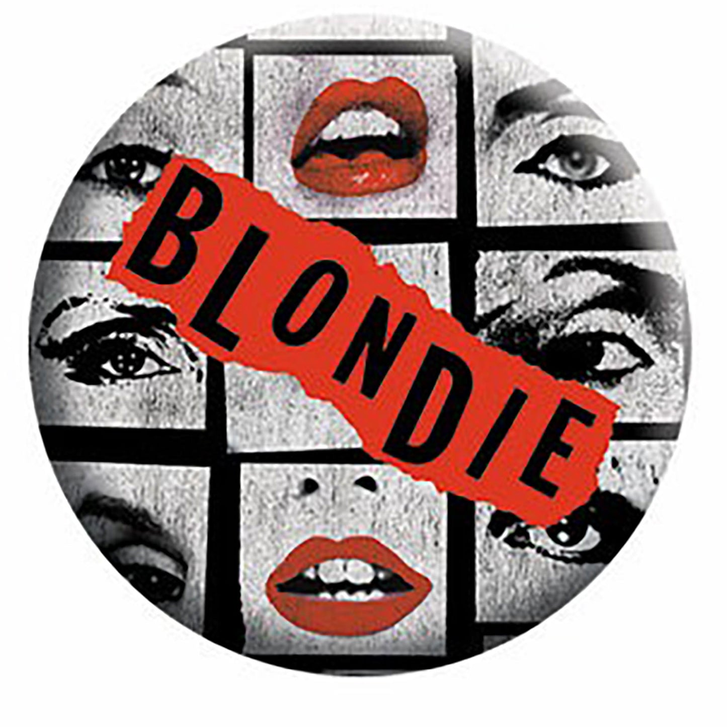 Blondie Eyes & Lips Button Front