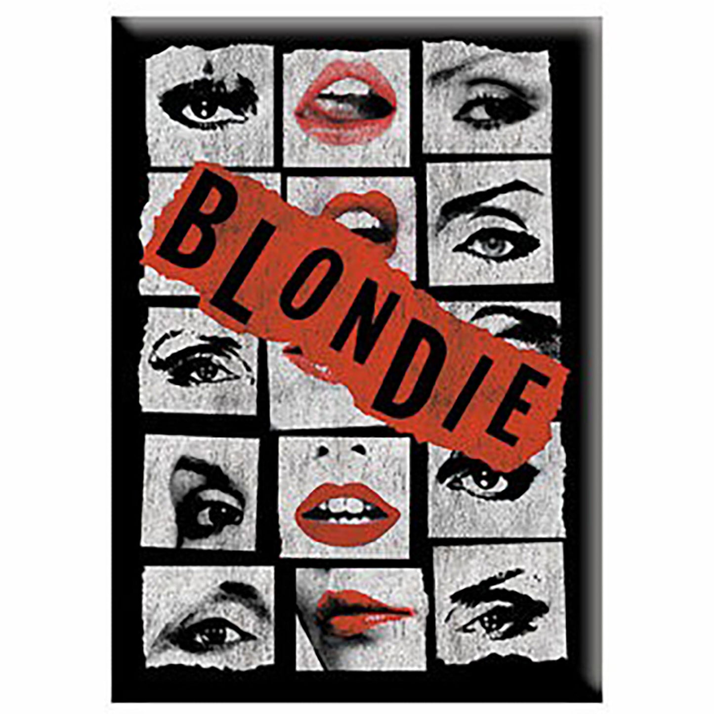 Blondie Eyes & Lips Magnet Front