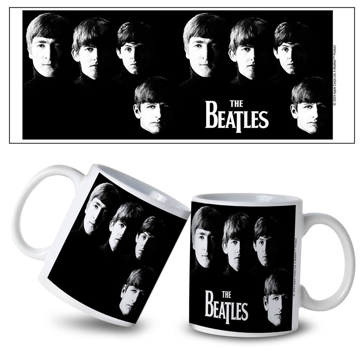 With the Beatles Coffee Mug Front