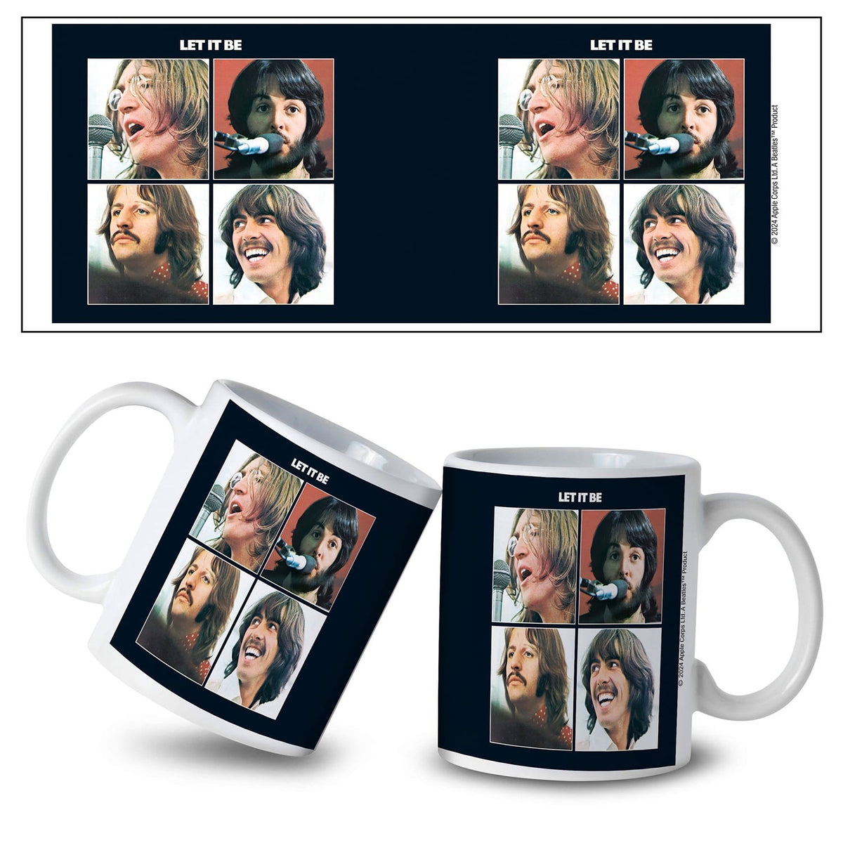 Beatles Let it Be Coffee Mug Front