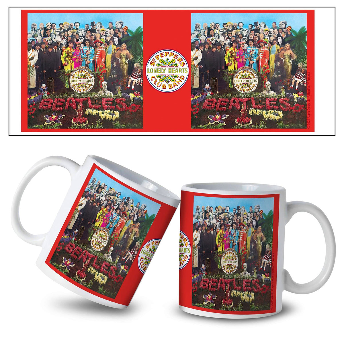 Beatles Sgt. Pepper Album Coffee Mug Front