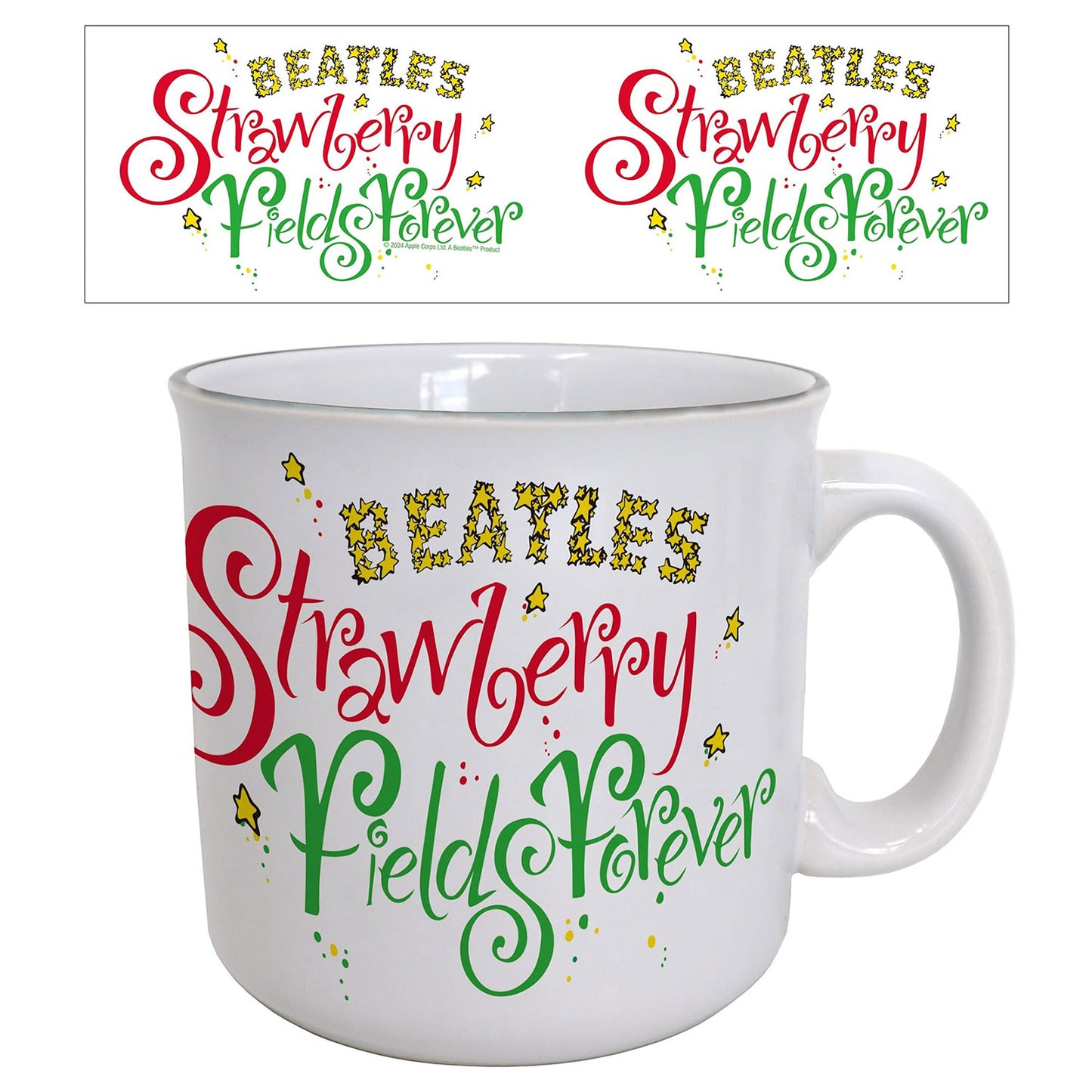 Beatles Strawberry Fields Forever Coffee Mug Front