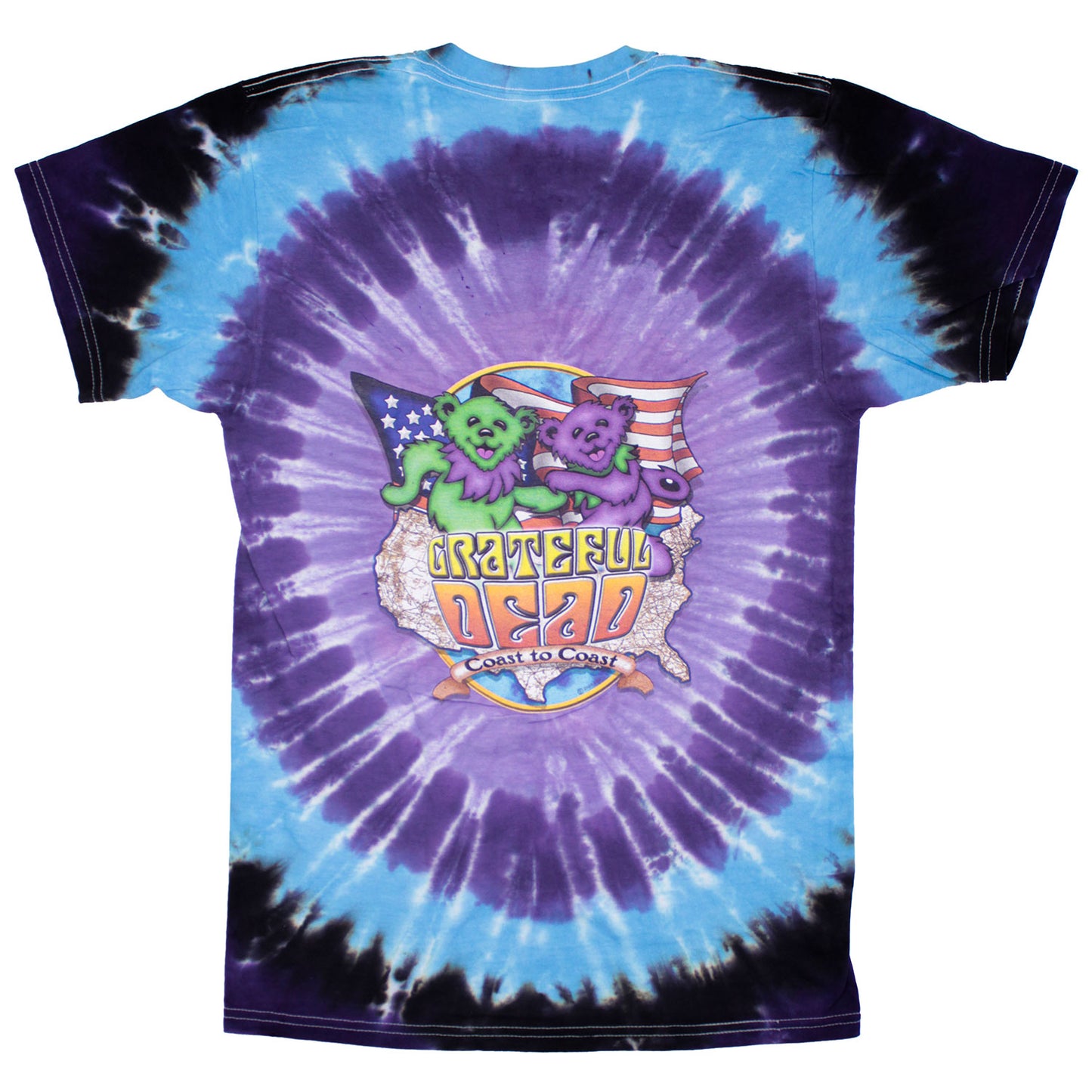 Grateful Dead Coast2Coast Tie Dye T-shirt Back