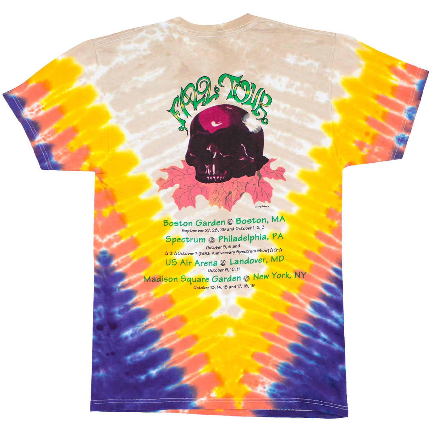 Grateful Dead Harvester Tie Dye T-shirt Back