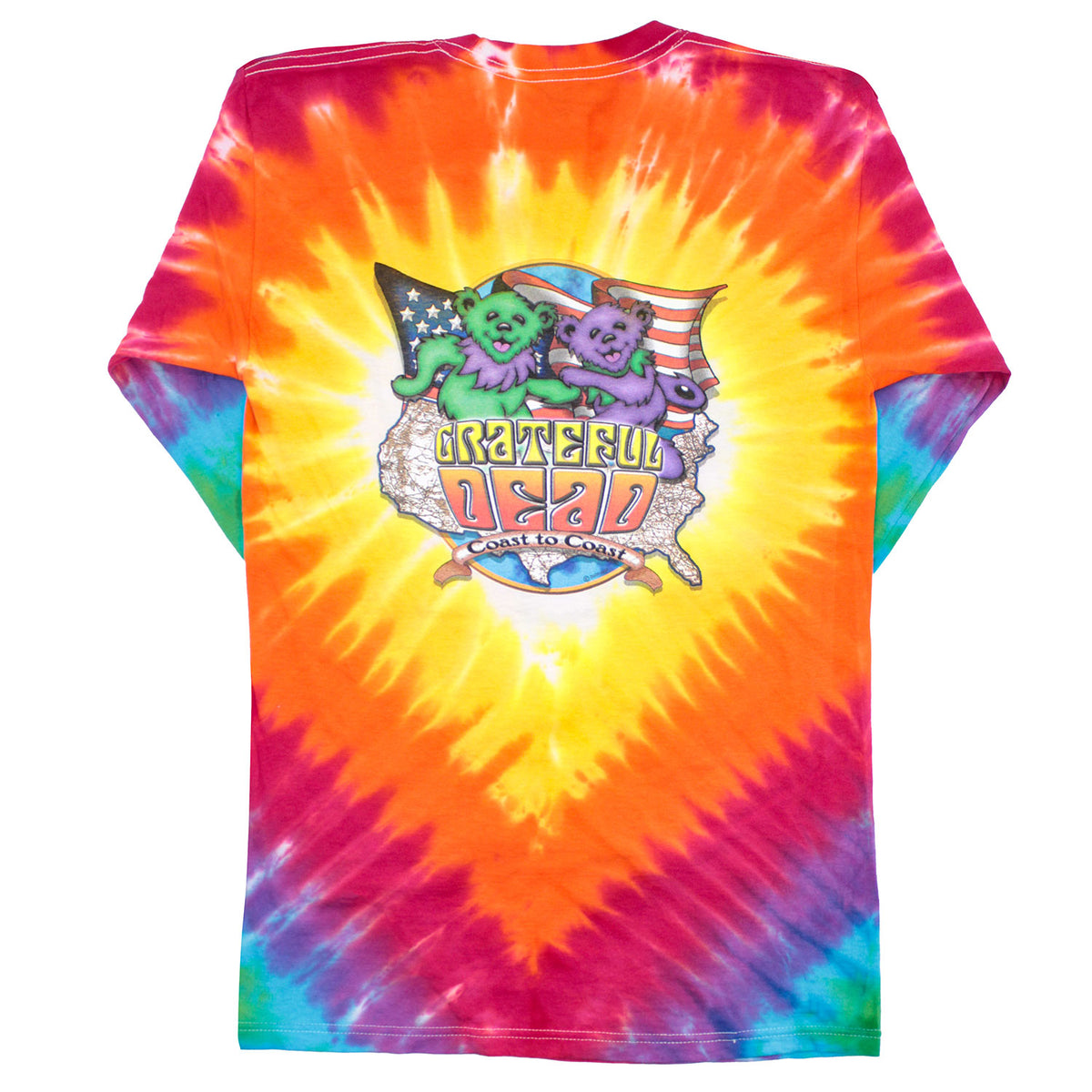 Grateful Dead San Francisco Bears Tie Dye Long Sleeve Back