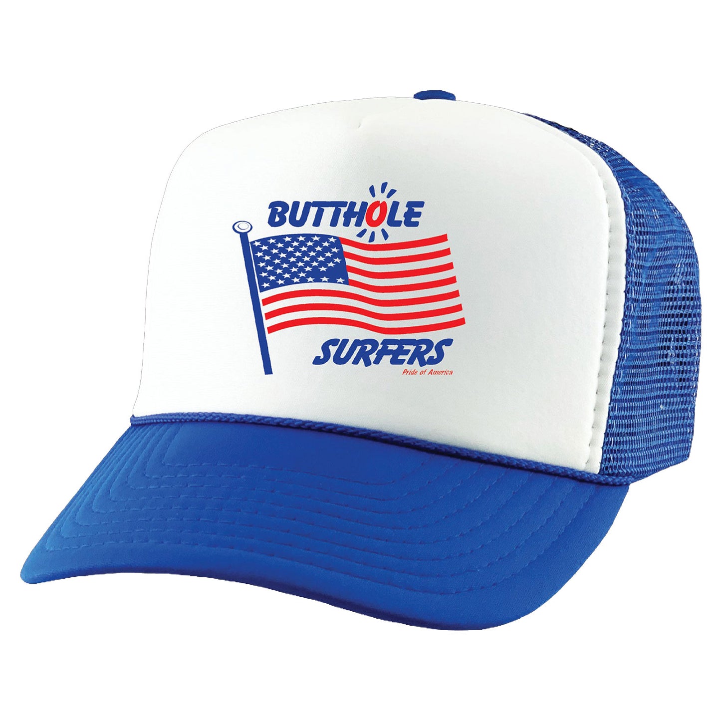 Butthole Surfers Pride of America Hat Trucker Cap Front