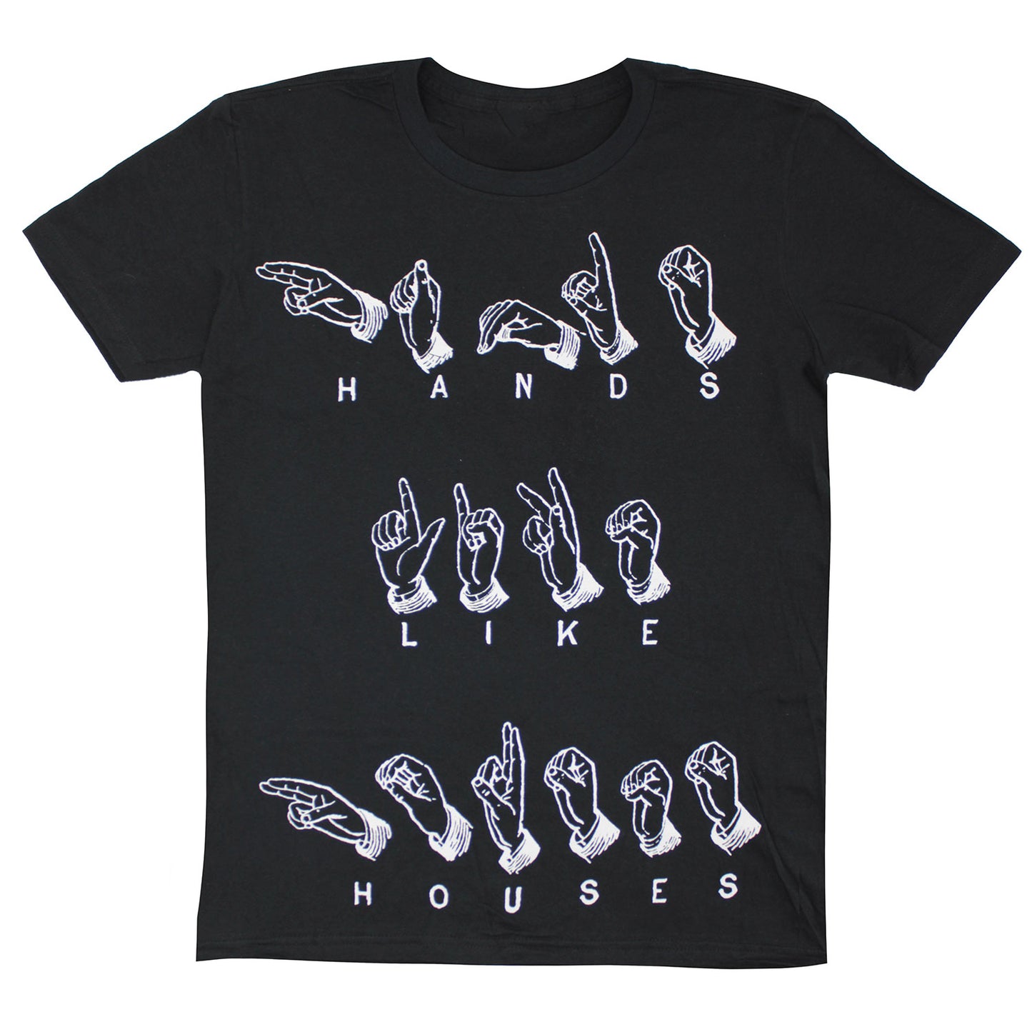 Hands Like Houses Sign Language T-shirt Front