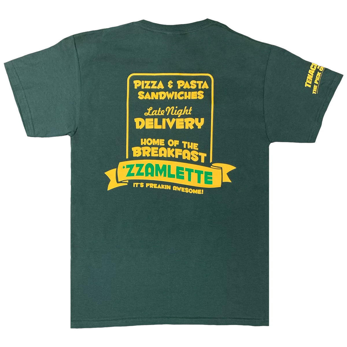 Tenacious D Wake & Bake Pizzeria T-shirt Back