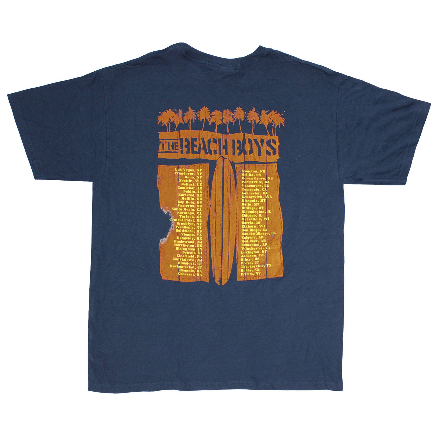 The Beach Boys Las Vegas, NV - Primm, NV T-shirt Back