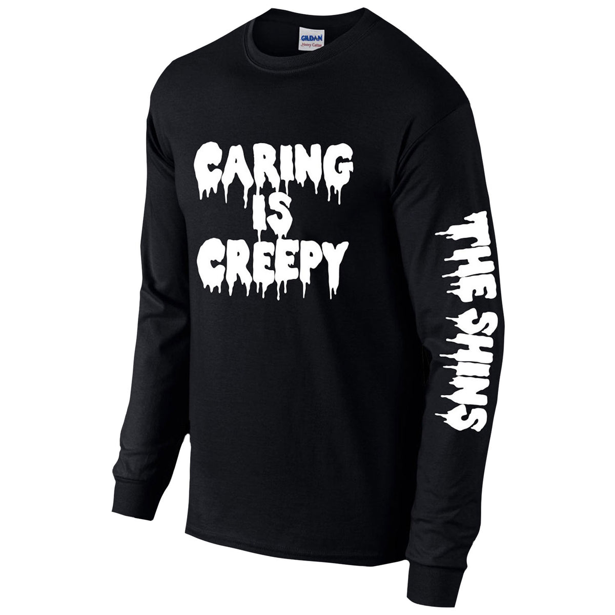 Shins Caring is Creepy Long Sleeve Front