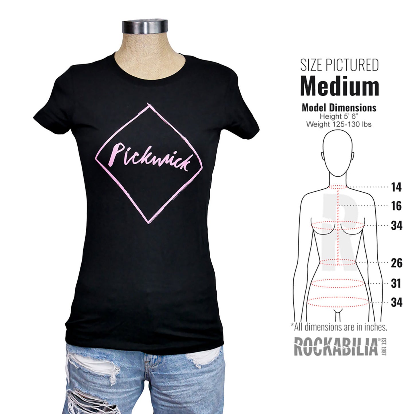 Pickwick Script in Diamond Junior Top Alt 3