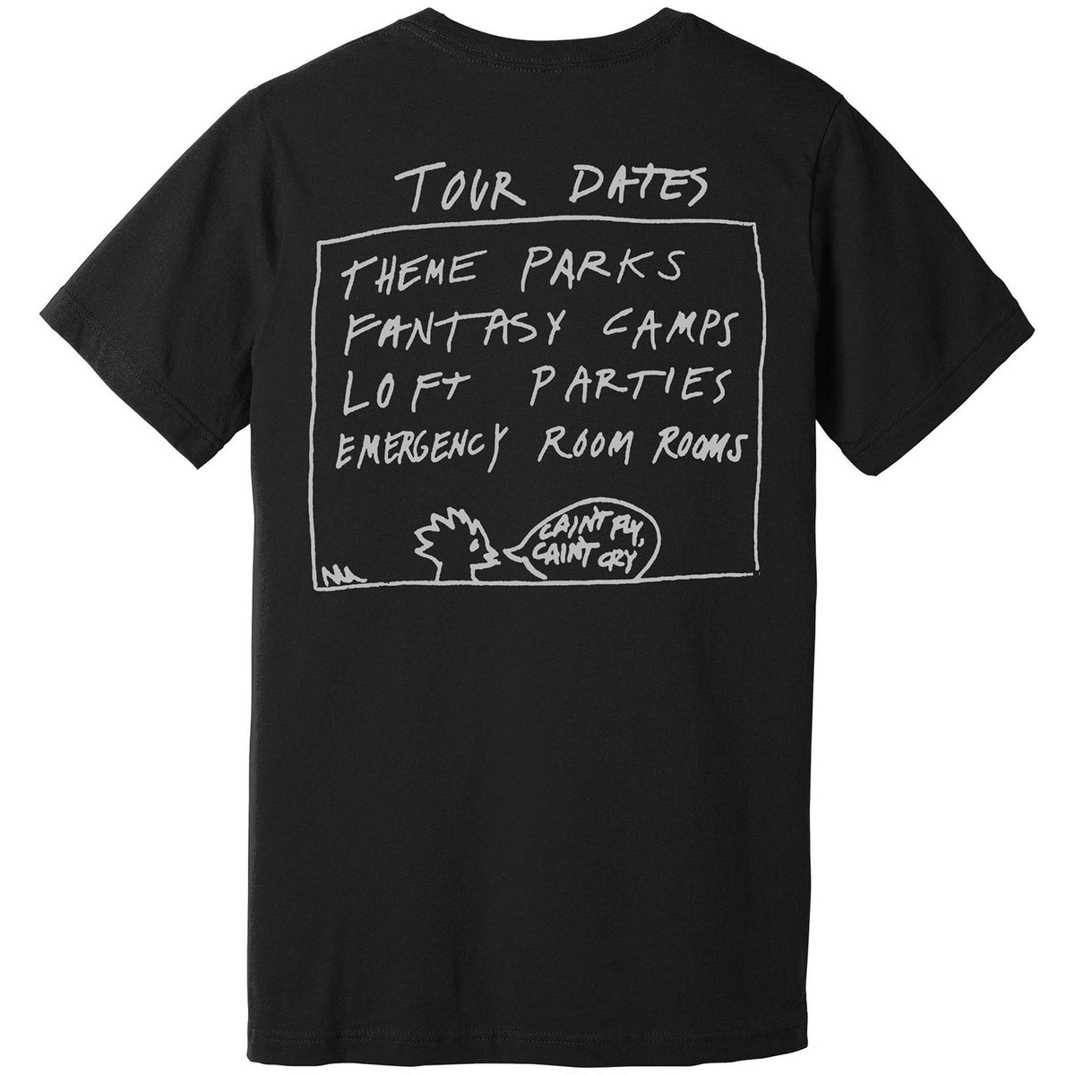 Pavement Vintage Tour Dates T-shirt Back