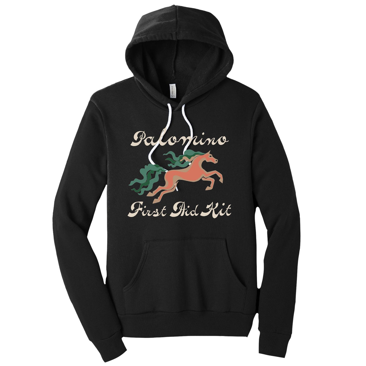 First Aid Kit Horse Illustration Hoodie Hooded Sweatshirt Front