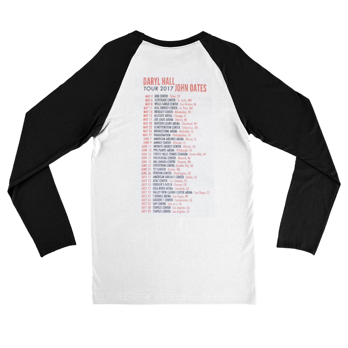 Tour 2017 Baseball Jersey