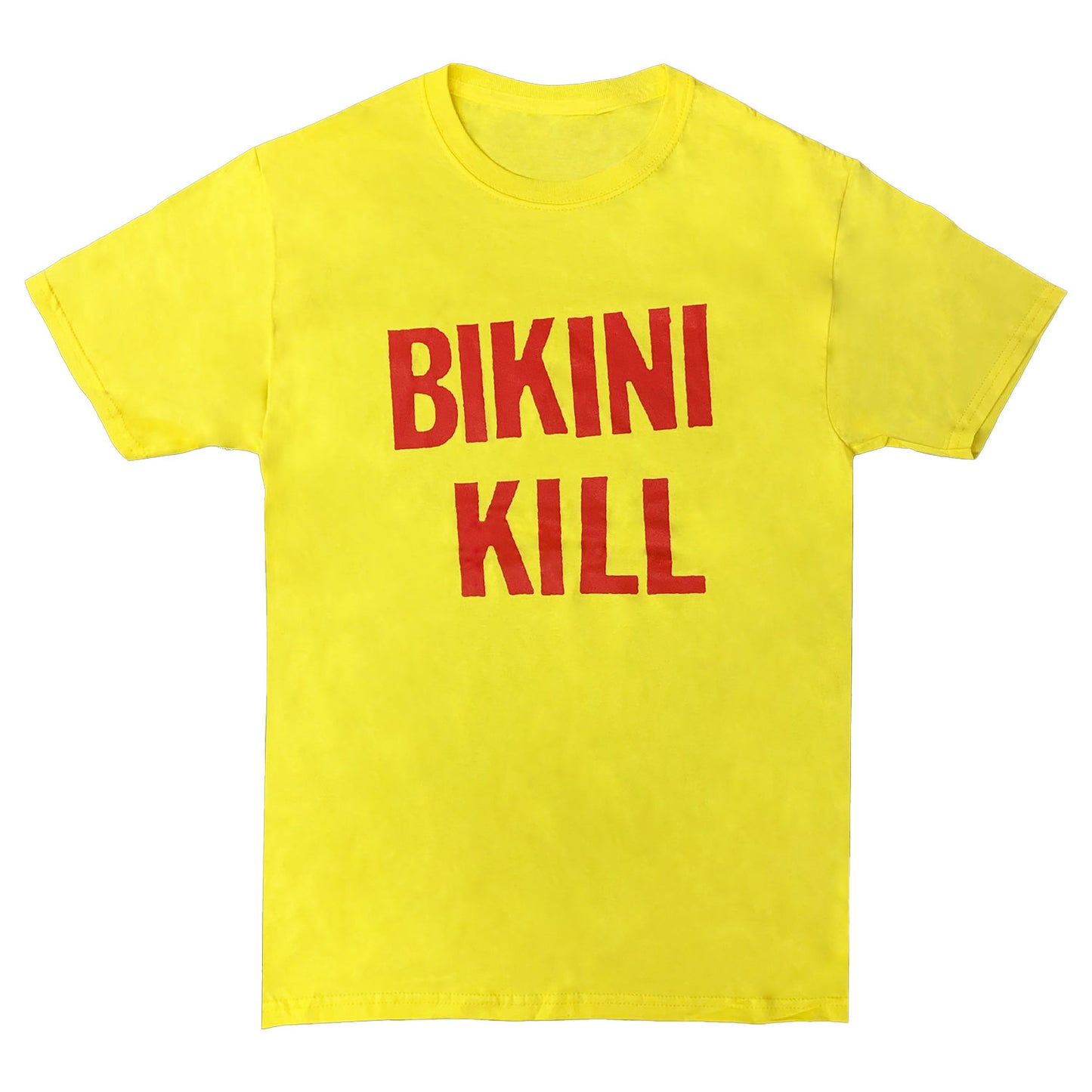 Bikini Kill Yellow Flyer T-shirt