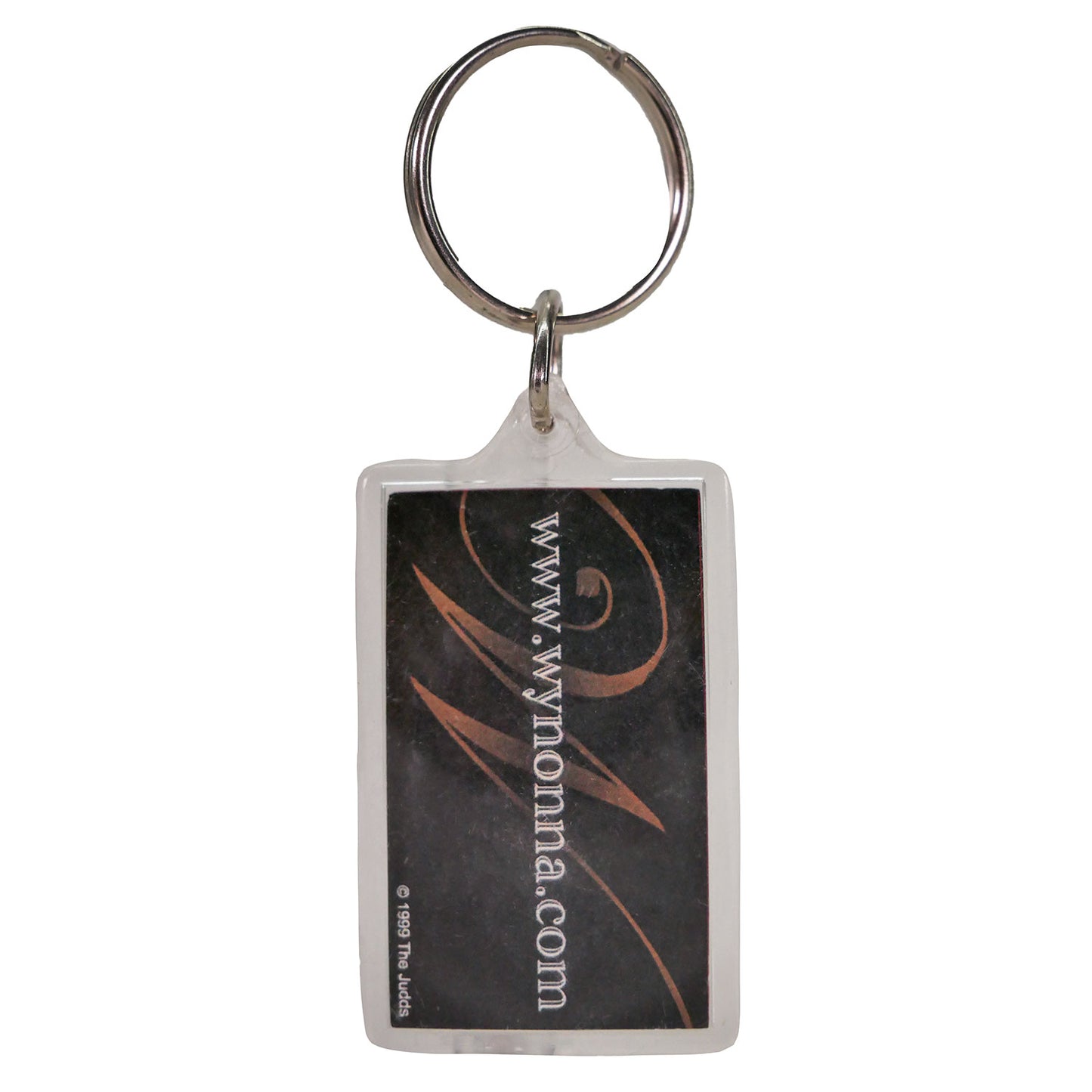 W Signature Logo, Photo & www.wynonna.com Plastic Key Chain