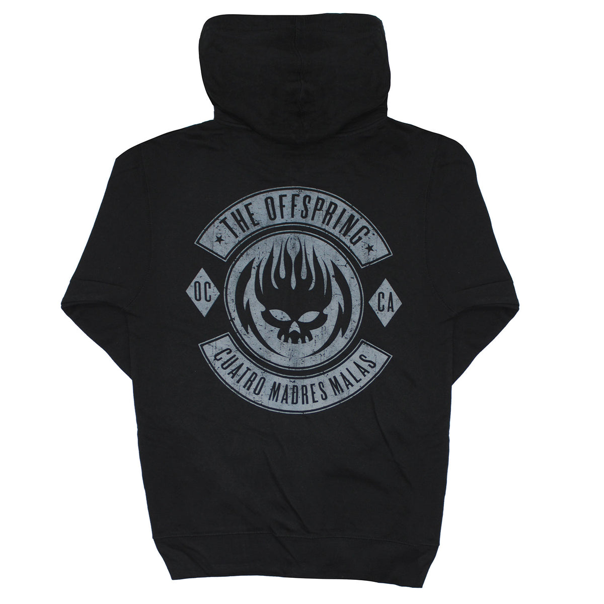 Offspring Pocket Logo Zippered Hooded Sweatshirt Back