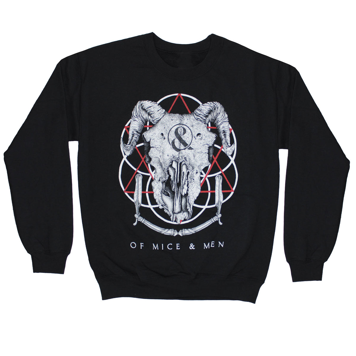 Of Mice & Men Ram Skull Sweatshirt Front