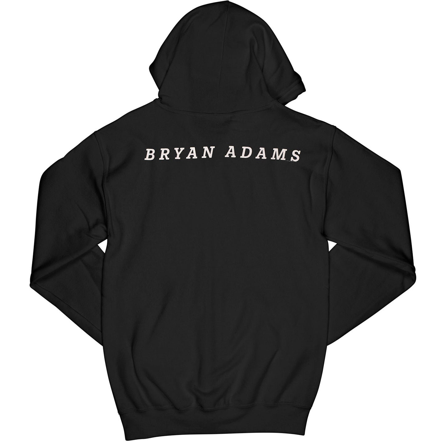 Bryan Adams Reckless 30 Zippered Hooded Sweatshirt Back