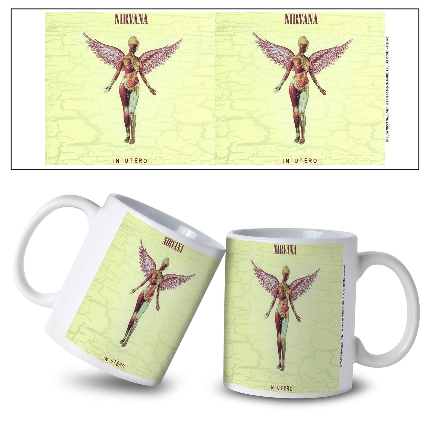 Nirvana In Utero Coffee Mug Front