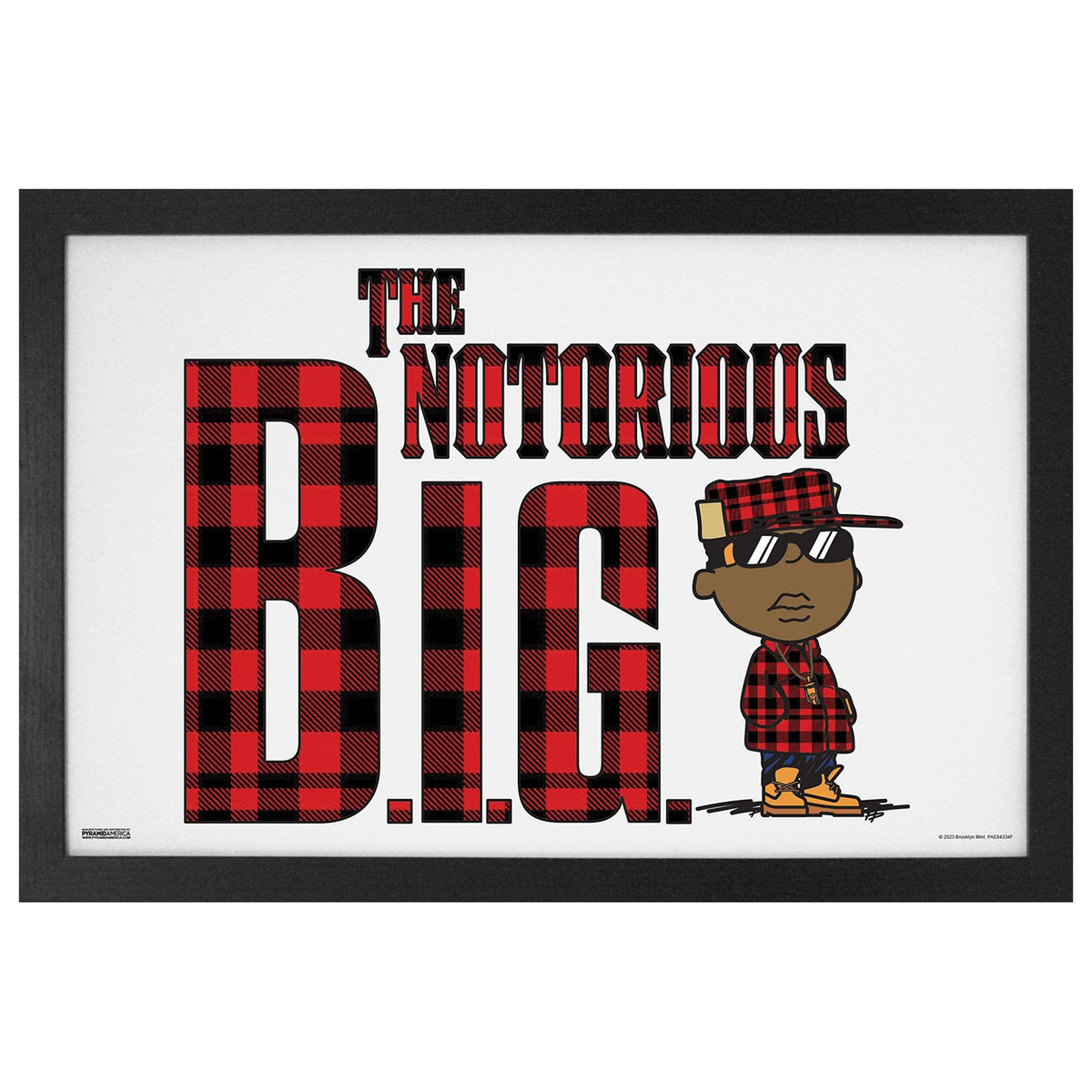 Notorious B.I.G. Lumberjack Framed Wall Art Front