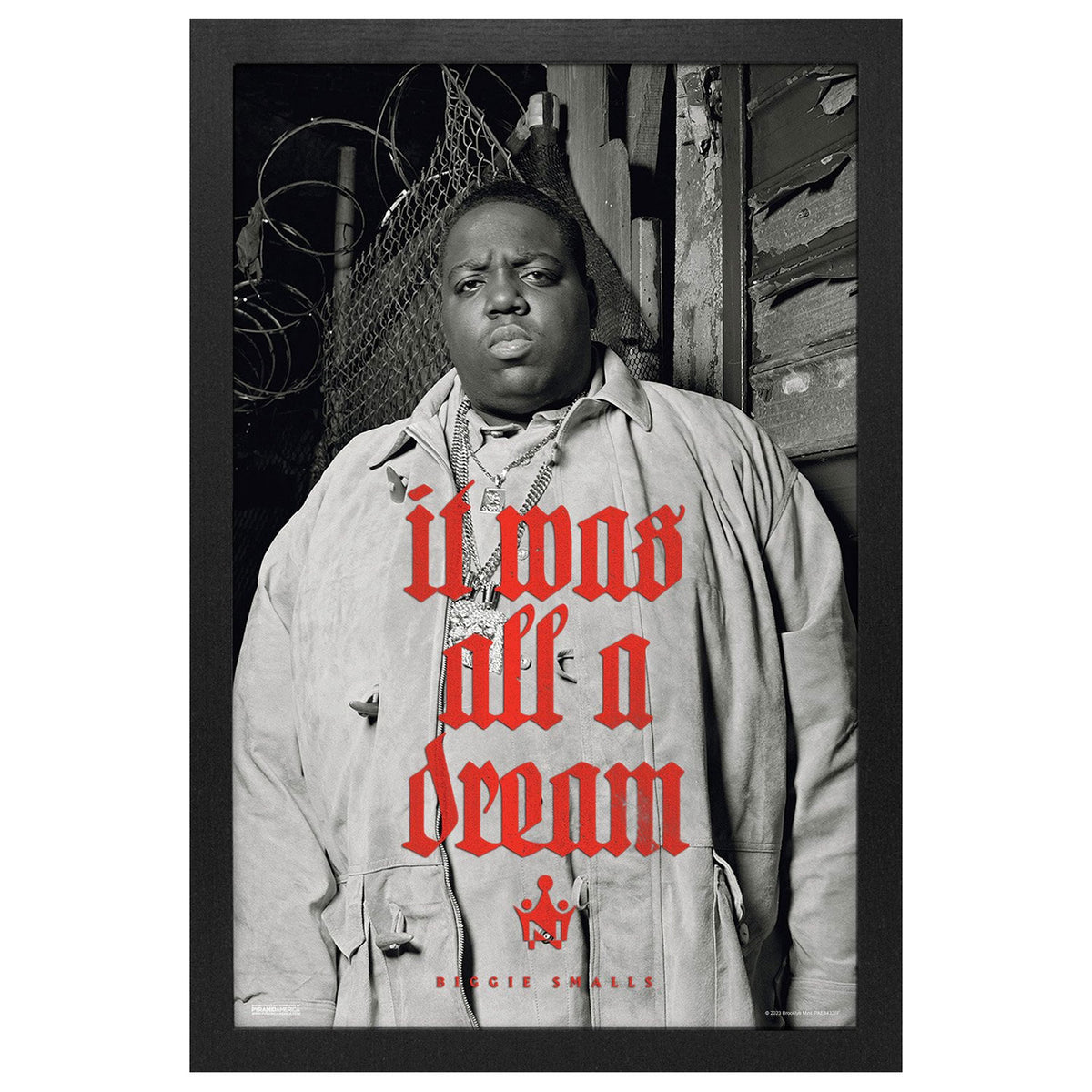 Notorious B.I.G. All A Dream Framed Wall Art Front