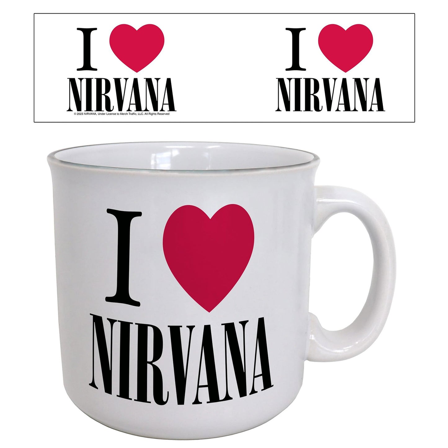 I Heart Nirvana Coffee Mug Front