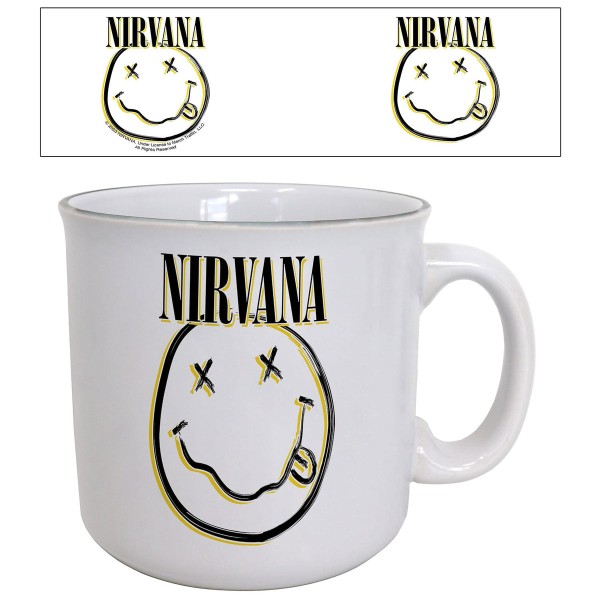 Nirvana Smile Coffee Mug Front