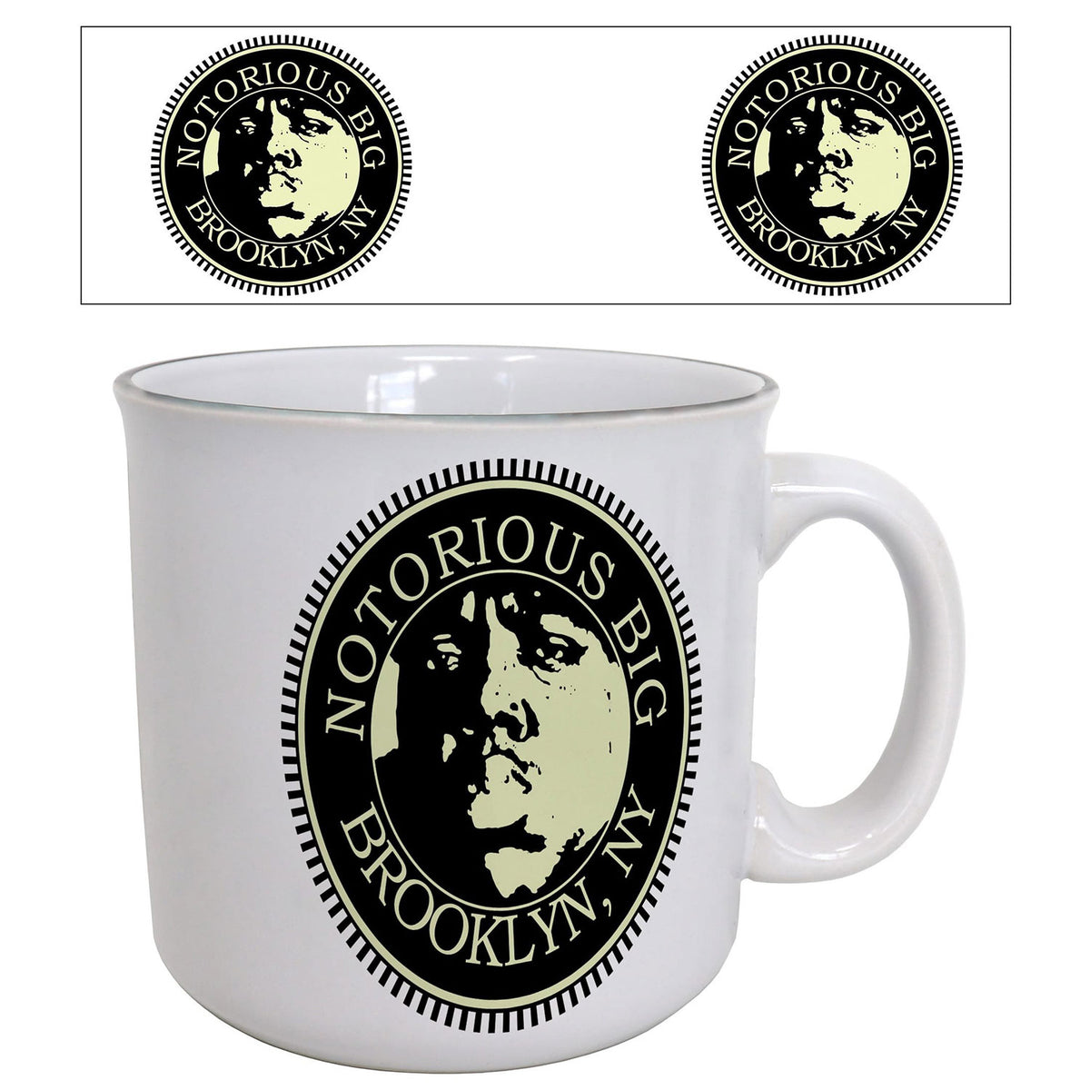 Notorious B.I.G. Brooklyn NY Coffee Mug Front