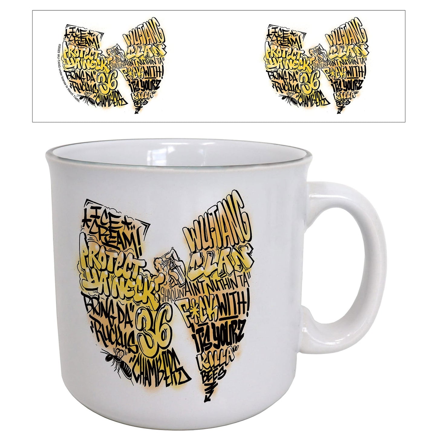 Wu Tang Clan Typographic Logo Coffee Mug