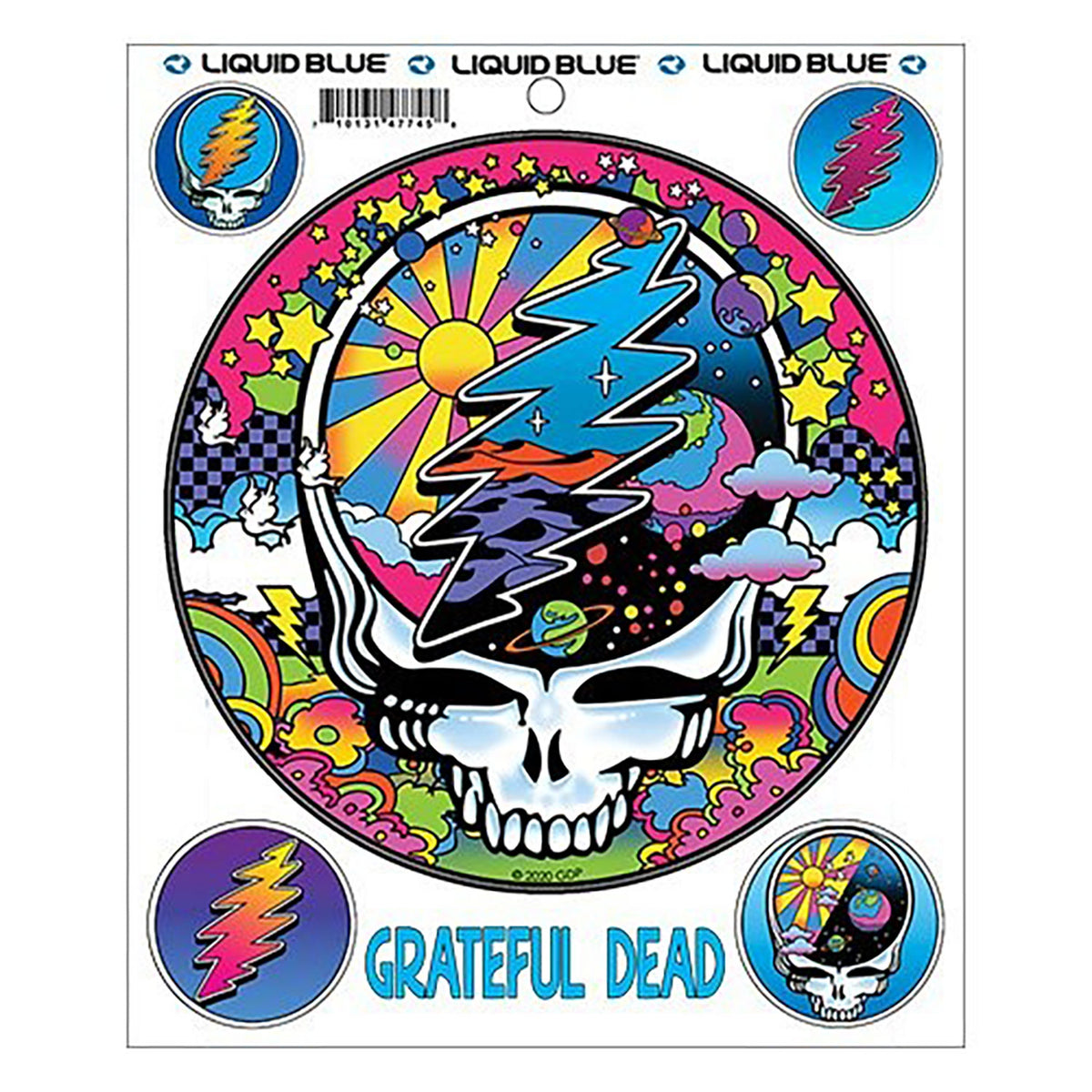 Grateful Dead Mod Max SYFace Sticker Set Front
