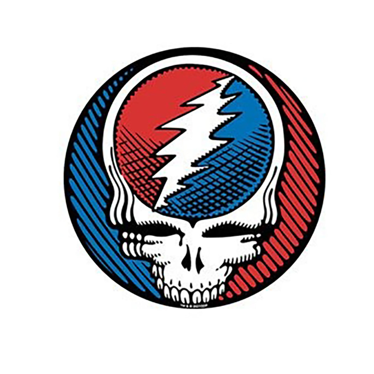 Grateful Dead SYF Underground 3 Inch Mylar Sticker Front