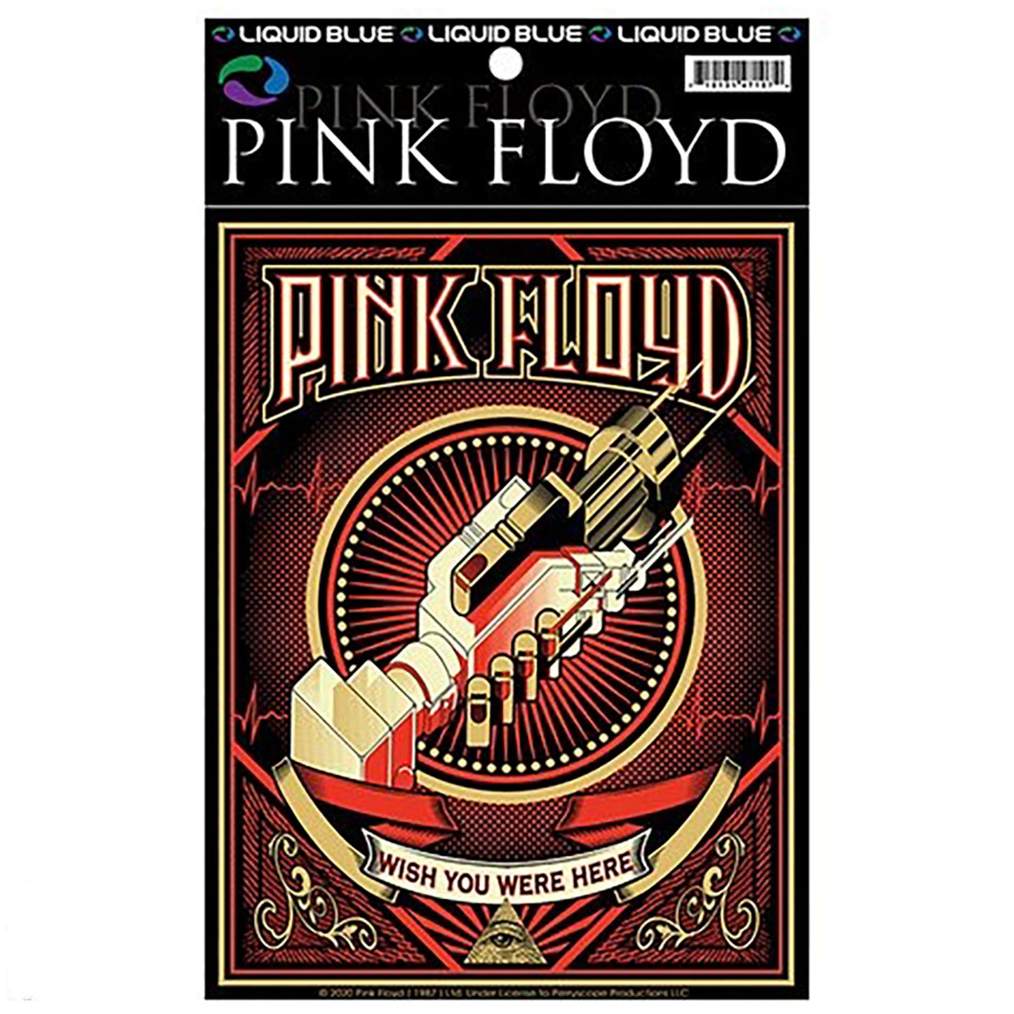 Pink Floyd WYWH Poster Sticker Front