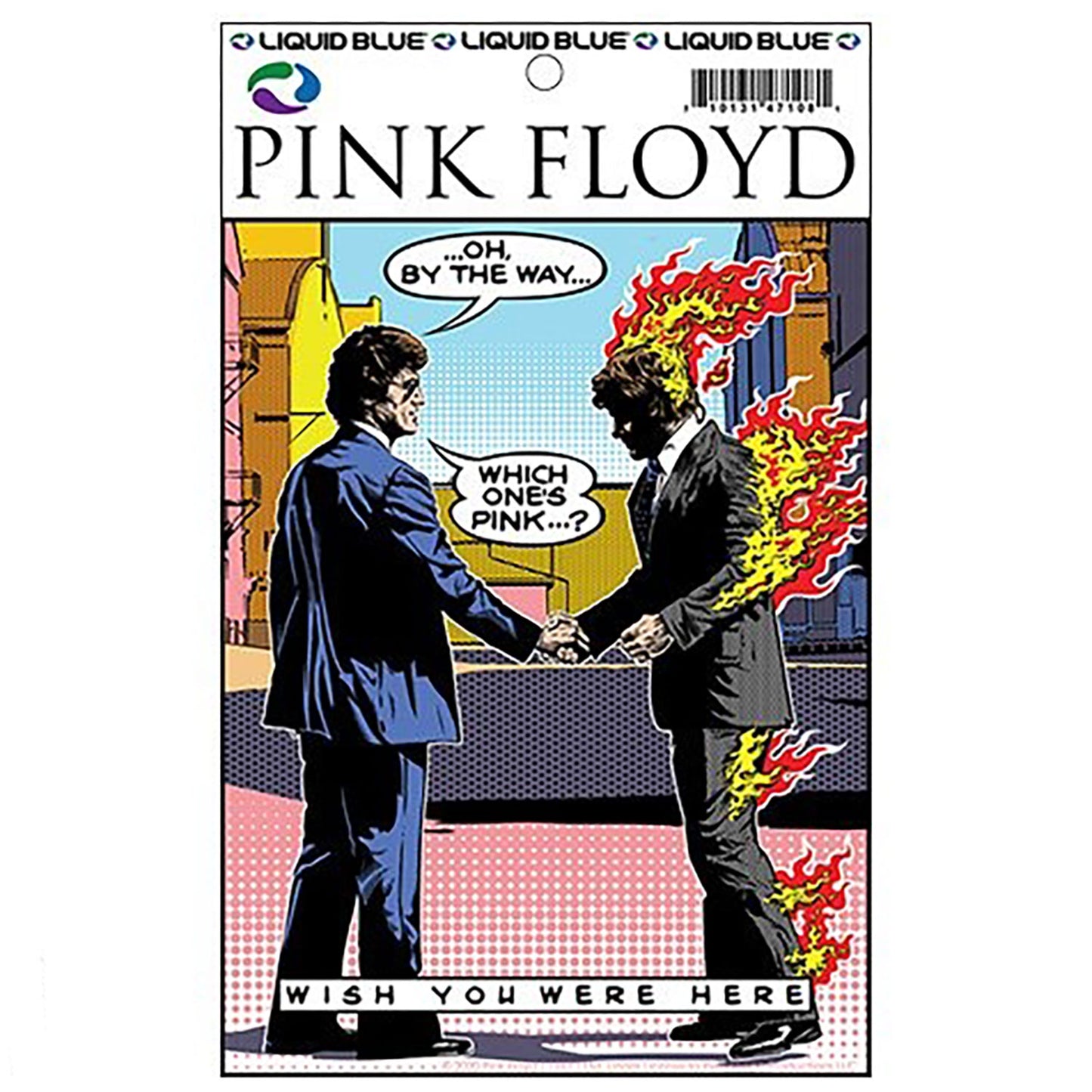 Pink Floyd WYWH Pop Art Sticker Front
