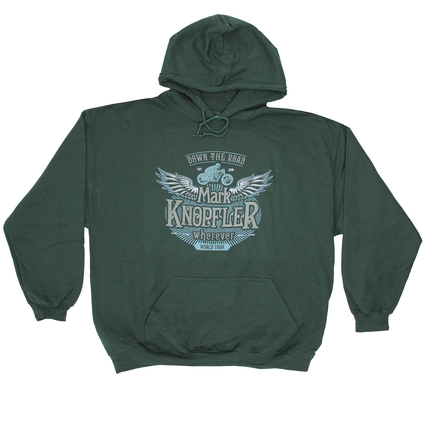 Mark Knopfler Down The Road wherever World Tour EST. 2019 Hooded Sweatshirt