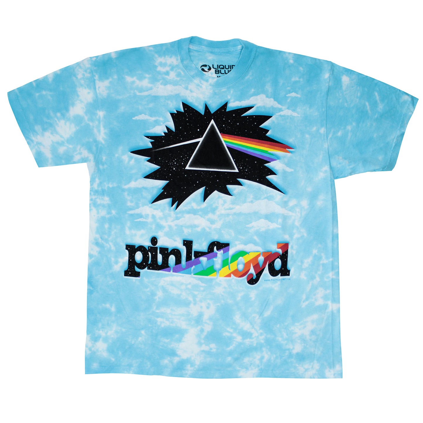 Pink Floyd 1994 Vintage Dark Side Tie Dye T-shirt Front