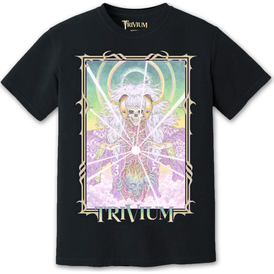 Trivium Ascendancy Anime by Beachghost (Black) (Rockabilia Exclusive) T-shirt Front