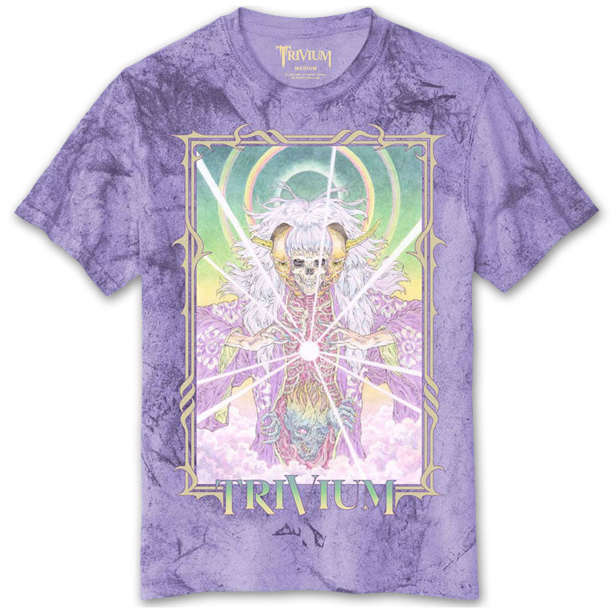 Trivium Ascendancy Anime by Beachghost (Purple) (Rockabilia Exclusive) Tie Dye T-shirt Front