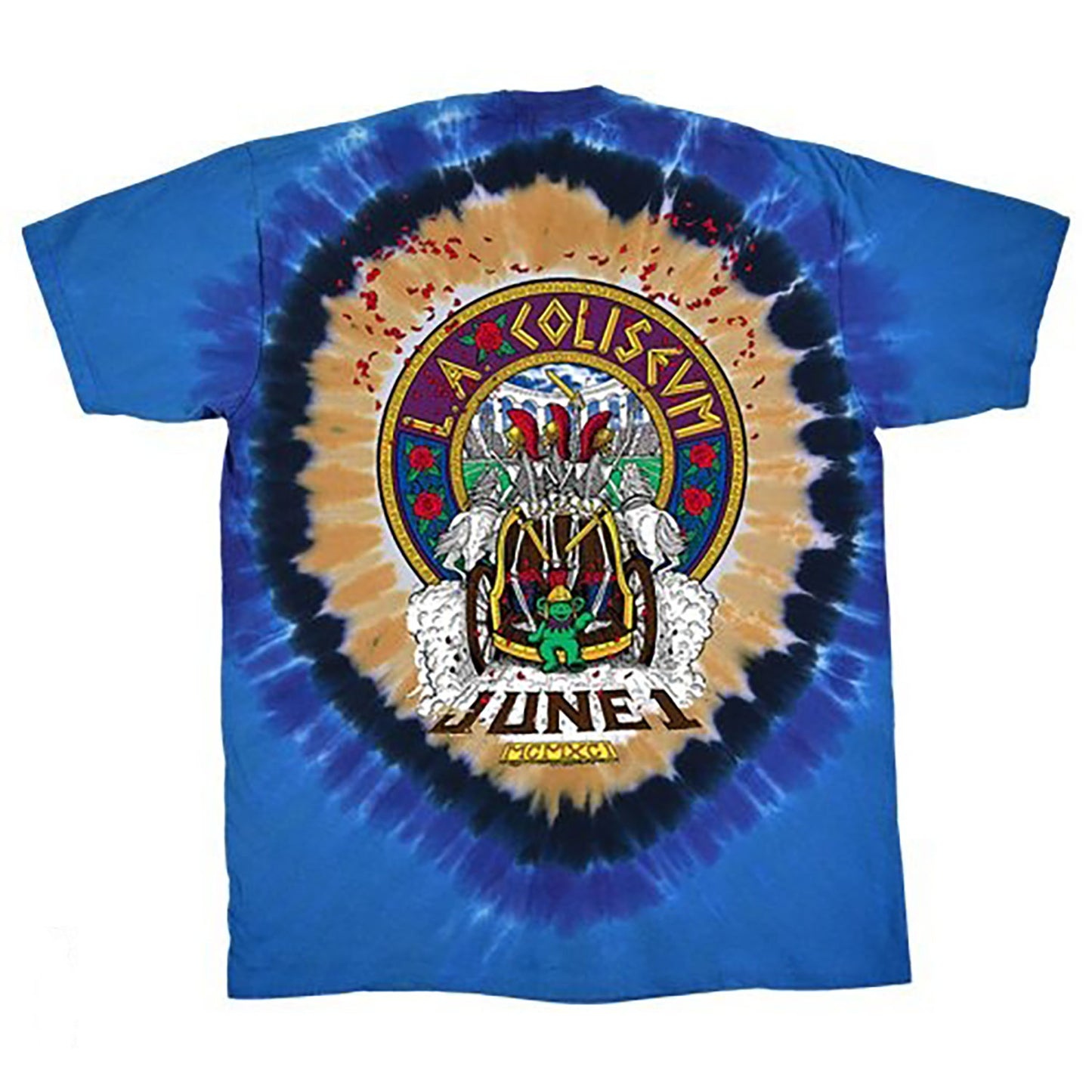 Grateful Dead Chariot Tie Dye T-shirt Back