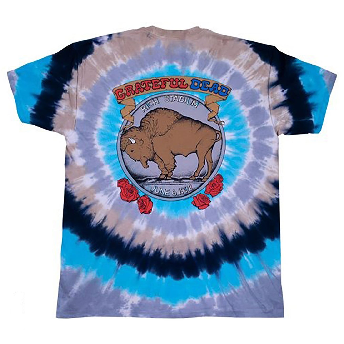 Grateful Dead Buffalo Nickel Tie Dye T-shirt Back