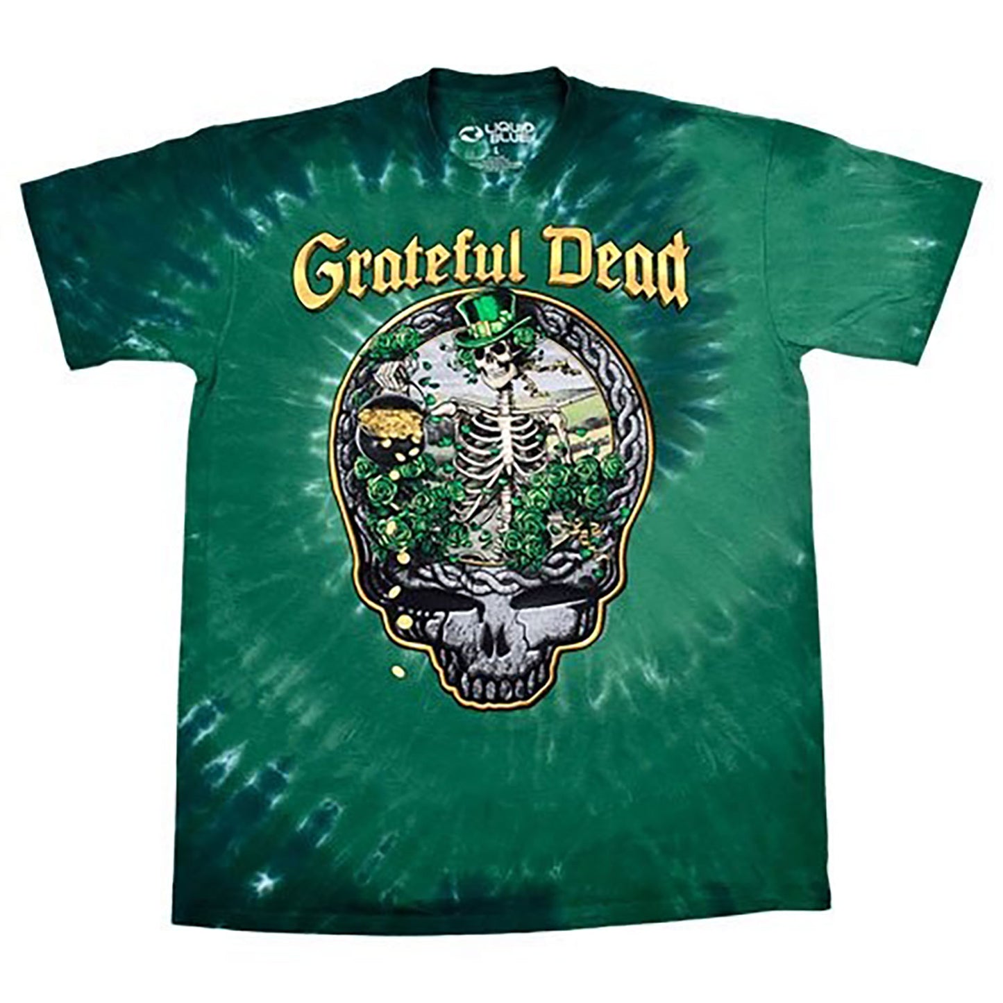 Grateful Dead Celtic Bertha Tie Dye T-shirt Front