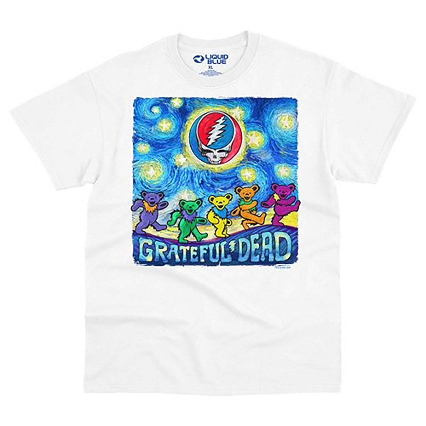 Grateful Dead Starry Bears T-shirt Front