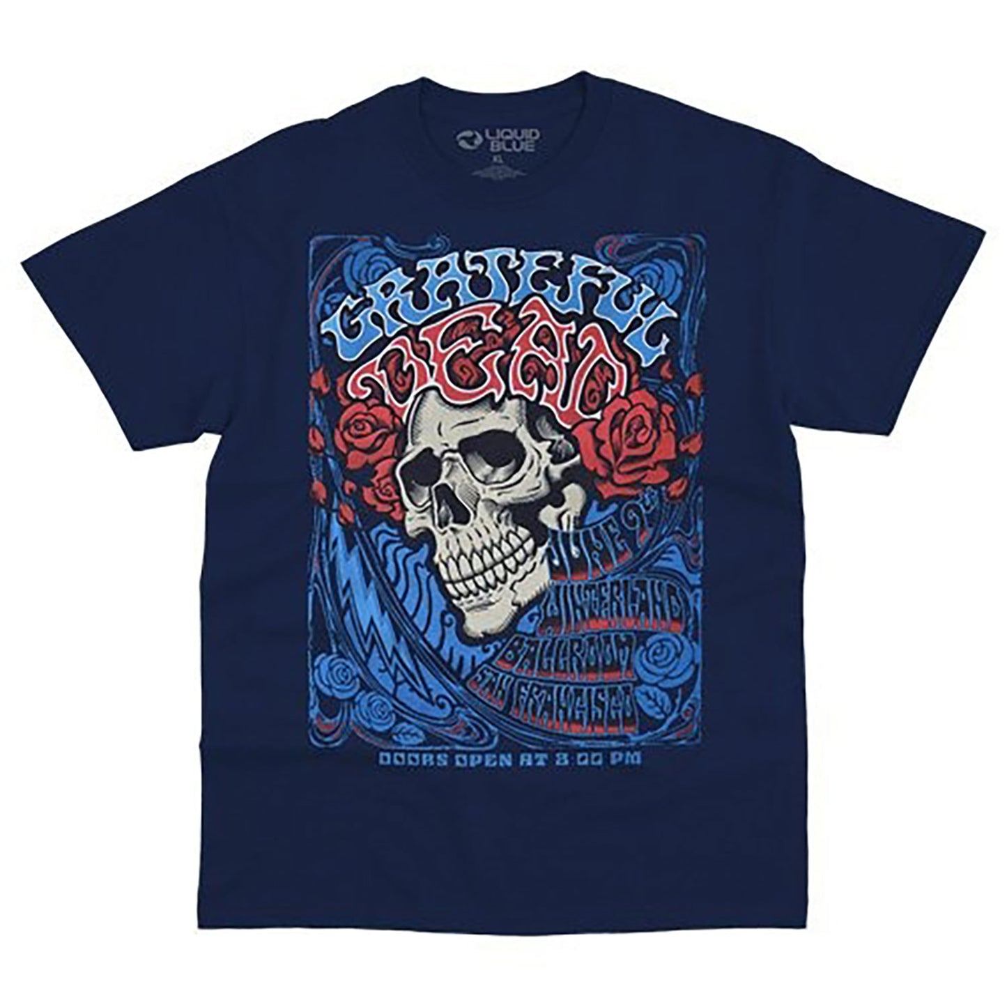 Grateful Dead Bertha Ballroom T-shirt Front