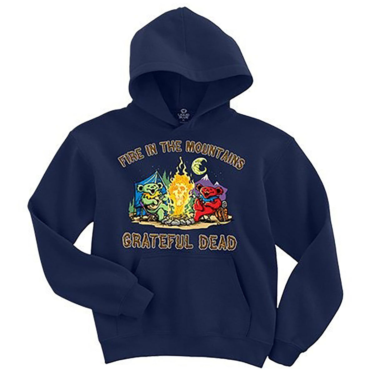 Grateful Dead Fire In The Mountain Hooded Sweatshirt Front